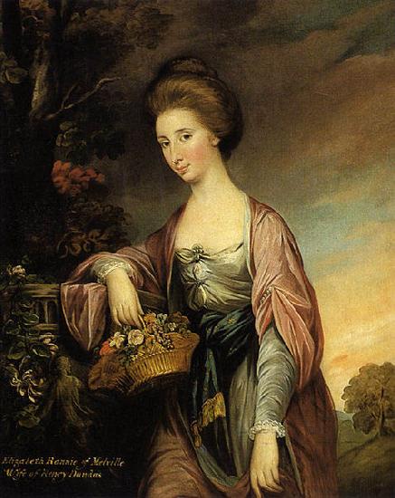 David Martin Portrait of Elizabeth Rennie, Viscountess Melville Sweden oil painting art